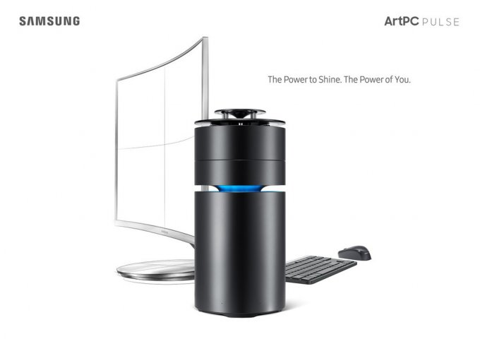 Samsung ArtPC Pulse - десткоп в цилиндрическом корпусе (5 фото)