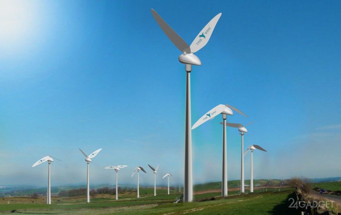 Крылатый ветрогенератор Tyer Wind (6 фото + видео)