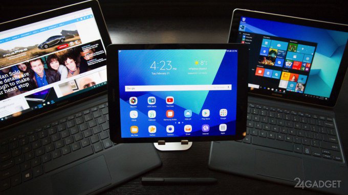 На MWC 2017 Samsung представила новые планшеты (16 фото + 2 видео)