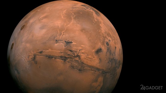 NASA показало "сердце" Марса (видео)