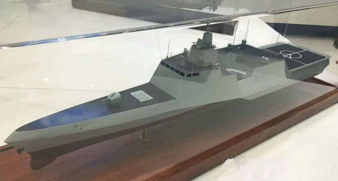 Корабль будущего из Китая с отдельной секцией для беспилотников (3 фото)