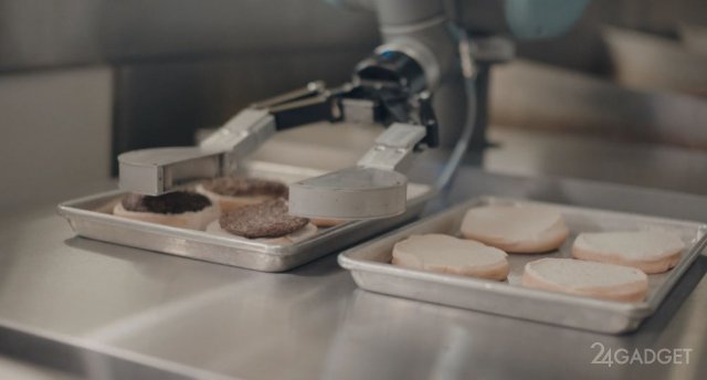 Робот с ИИ для приготовления гамбургеров (4 фото + видео)