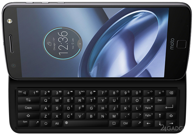 Клавиатура-слайдер для смартфона Moto Z (8 фото + видео)