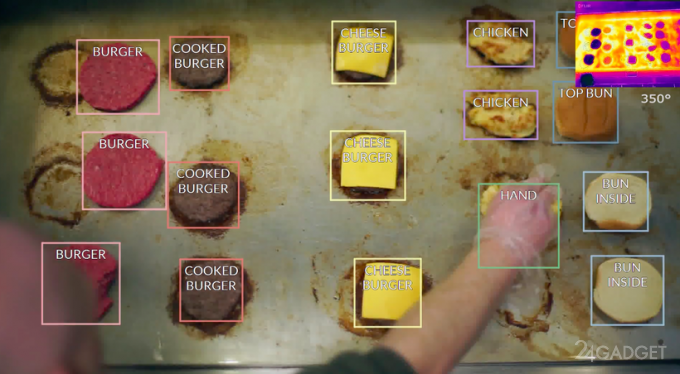 Робот с ИИ для приготовления гамбургеров (4 фото + видео)