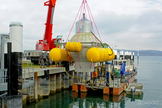 Испытан уникальный гидроаккумулятор, работающий под водой (10 фото)