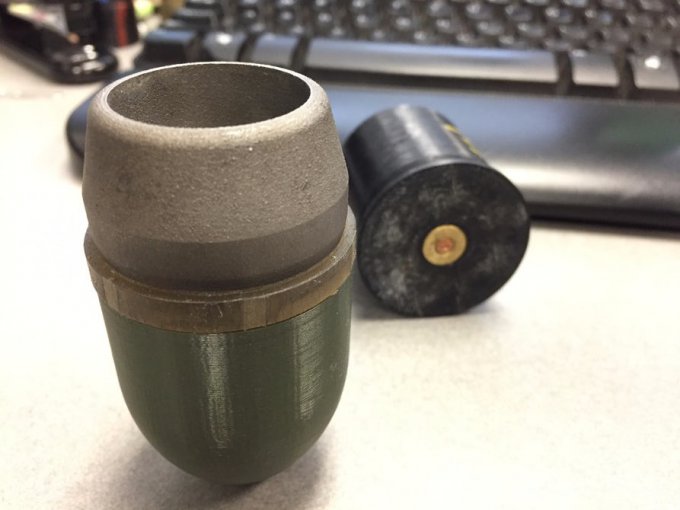 На 3D-принтере изготовили гранатомет и снаряды к нему (6 фото)
