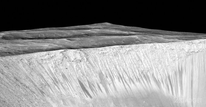Выдвинута новая гипотеза происхождения тёмных полос на Марсе (3 фото + видео)