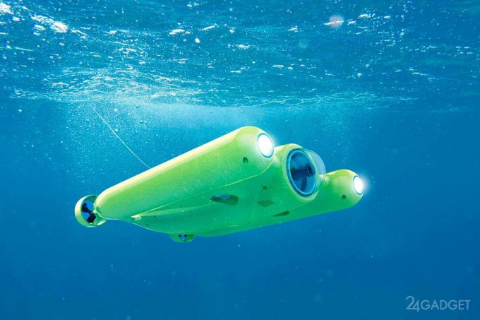 Подводный беспилотник с камерой 4K (10 фото + видео)