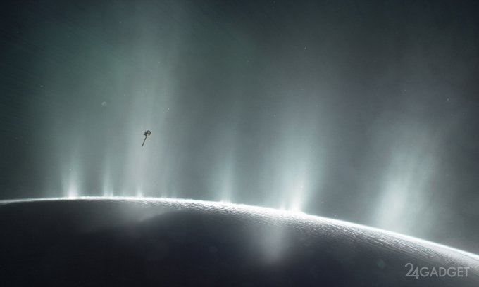 Энцелад может стать объектом для поиска внеземной жизни (4 фото + видео)