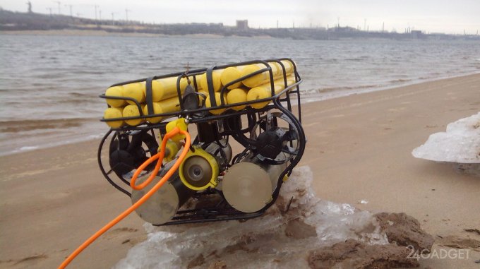 Российский подводный робот поставил рекорд на Байкале (5 фото + видео)