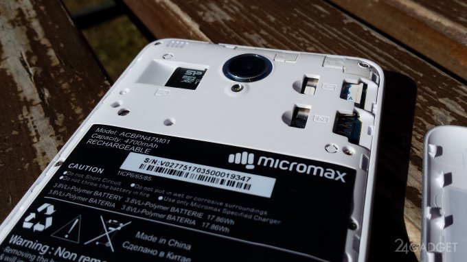 Обзор смартфона Micromax Canvas Power 2 Q398