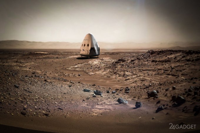 В 2020 году SpaceX отправит два корабля к Марсу