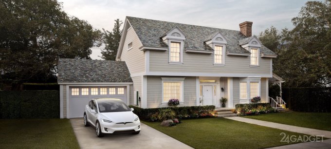Tesla принимает предзаказы на солнечные панели для крыш (5 фото)