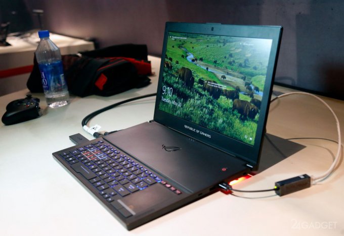 Asus и NVIDIA порадуют игроманов тонким геймерским ноутбуком (18 фото + 2 видео)