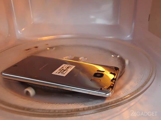 Смартфоны прошли испытания в микроволновой печи - пережил тест только iPhone 7 (2 фото + видео)