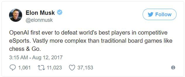 ИИ Илона Маска разгромил лучших в мире игроков в Dota 2 (2 видео)