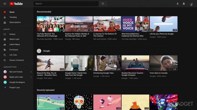YouTube изменил логотип и получил ряд обновлений (5 фото + видео)