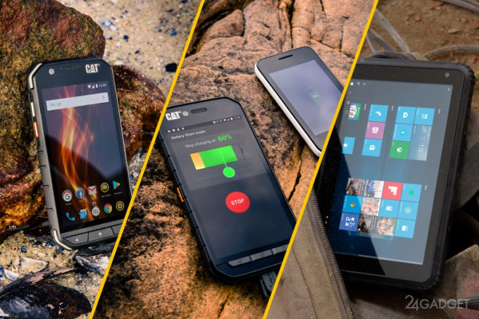 «Неубиваемые» смартфоны S31, S41 и планшет T20 от Cat (23 фото + видео)