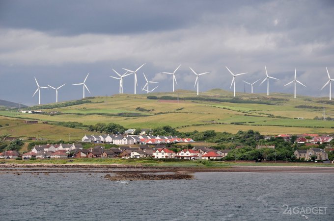 К 2020 году Шотландия полностью перейдёт на возобновляемую энергию