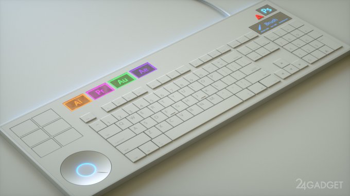 Adobe-клавиатура для художников и дизайнеров (8 фото)