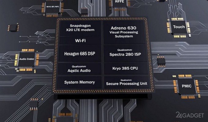 Qualcomm презентовала топовый процессор Snapdragon 845 (3 фото + видео)
