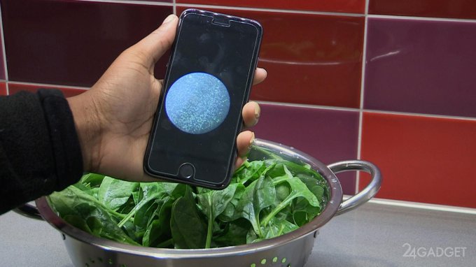 Новый чип для смартфона определит сколько бактерий в еде