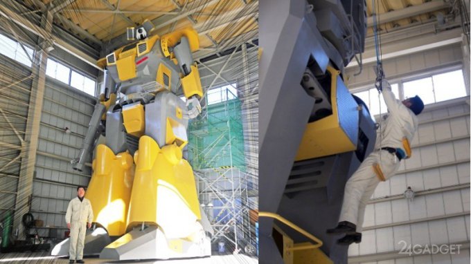 8.6-метровый шагающий робот Mononofu (7 фото + 2 видео)