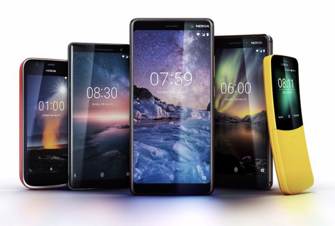 Nokia анонсировала необычайно пёстрые смартфоны