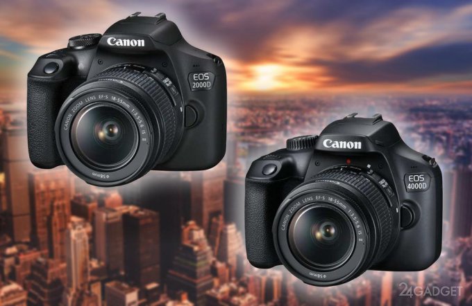 EOS 2000D и EOS 4000D — новые зеркальные камеры от Canon (8 фото)