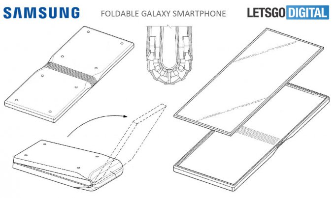 Раскрыты подробности складного смартфона Samsung Galaxy X (3 фото)