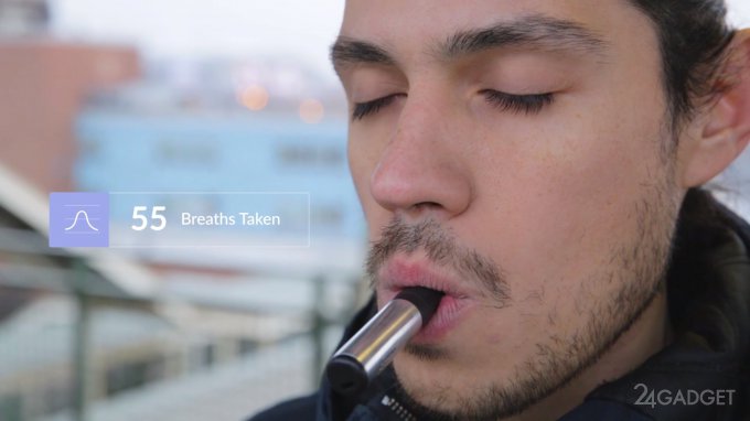 Антистресс-гаджет для правильного дыхания (4 фото + видео)