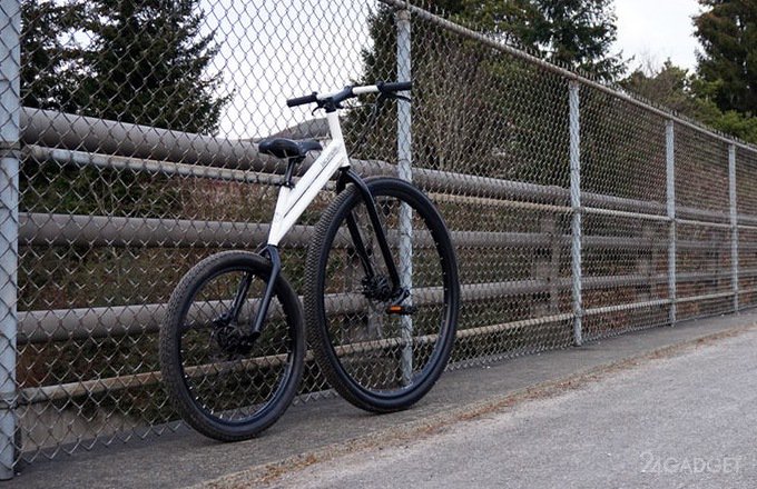 Bicymple Nuvo - городской велосипед без цепи и с забытым дизайном (5 фото + видео)