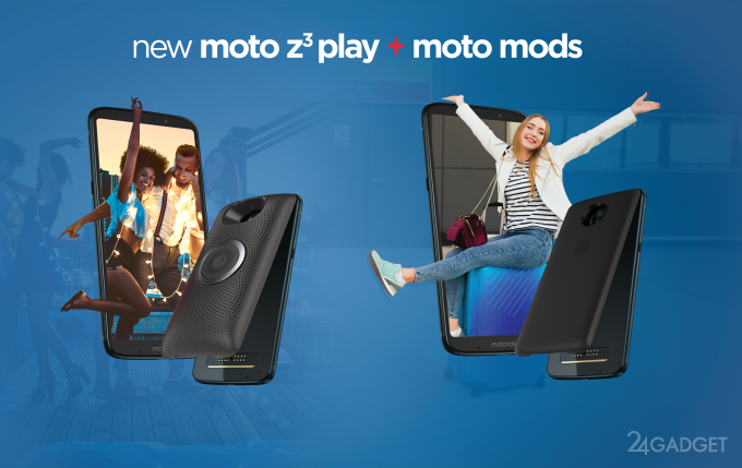 Moto Z3 Play – новенький модульный смартфон от Motorola (5 фото + видео)