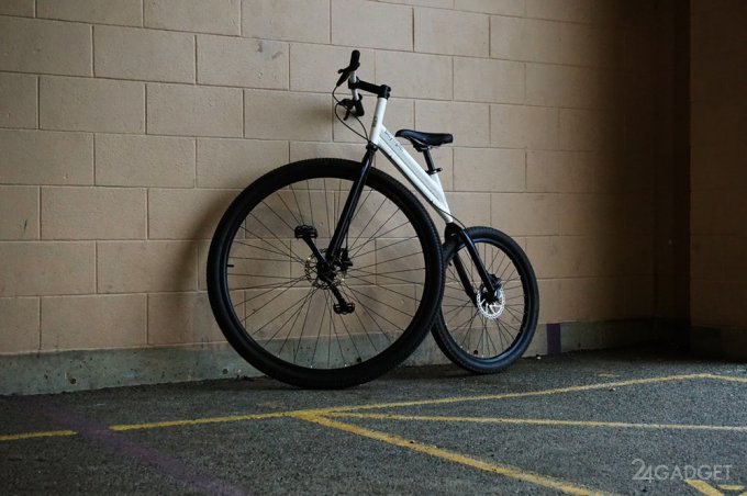 Bicymple Nuvo - городской велосипед без цепи и с забытым дизайном (5 фото + видео)