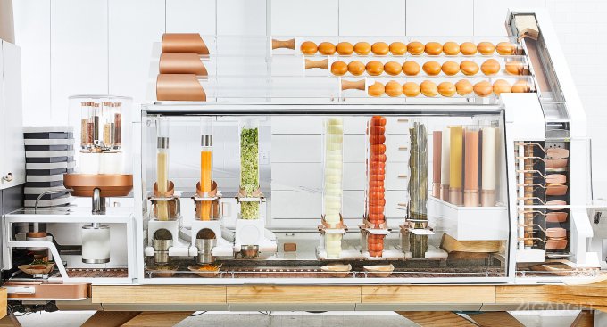 В США открывают бургерную с роботом вместо поваров (4 фото + видео)