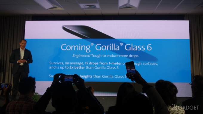 Gorilla Glass 6 сделает смартфоны прочнее и эксклюзивнее (8 фото + видео)