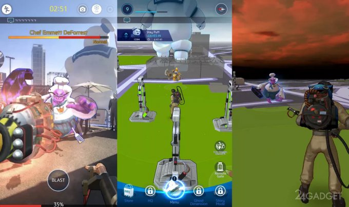 Игра Ghostbusters World попытается повторить успех Pokemon Go (4 фото + 2 видео)