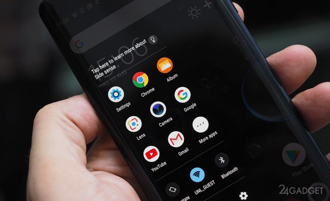 Sony Xperia XZ3 — флагман с ОС Android 9 Pie и необычным управлением (16 фото)