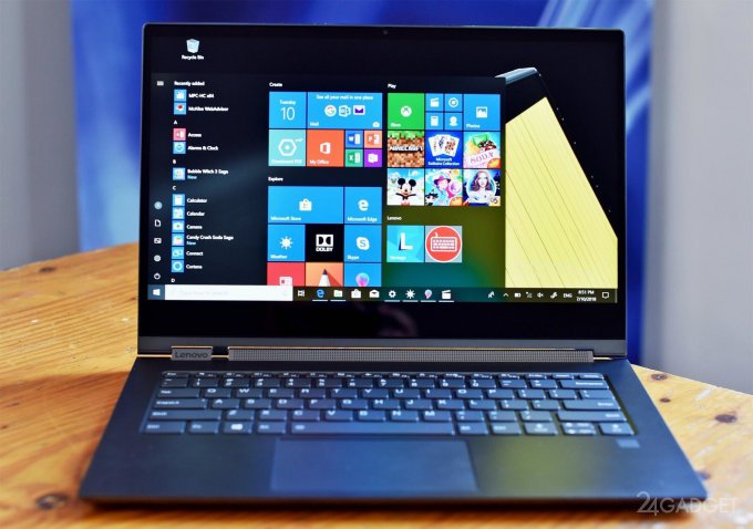 Ноутбук-трансформер Lenovo Yoga C930 получил стилус и необычный динамик (10 фото + видео)