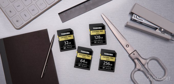Toshiba выпускает карты памяти для записи 8К-видео (2 фото)