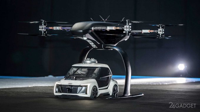 Возможности пассажирского гибрида машины и дрона показали публично (8 фото + видео)