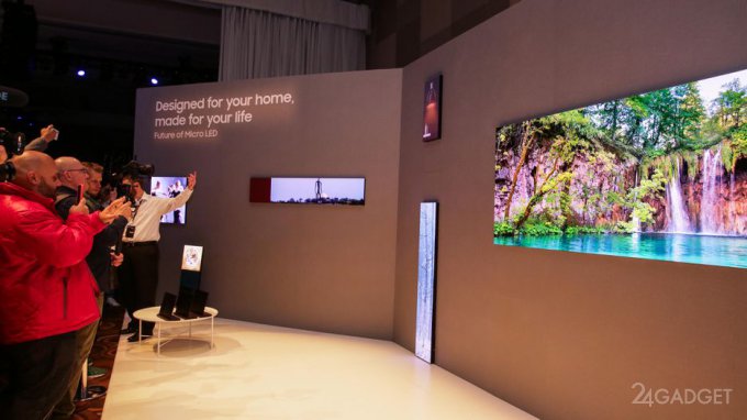 Samsung показала телевизоры с модульными Micro LED-дисплеями (14 фото + видео)