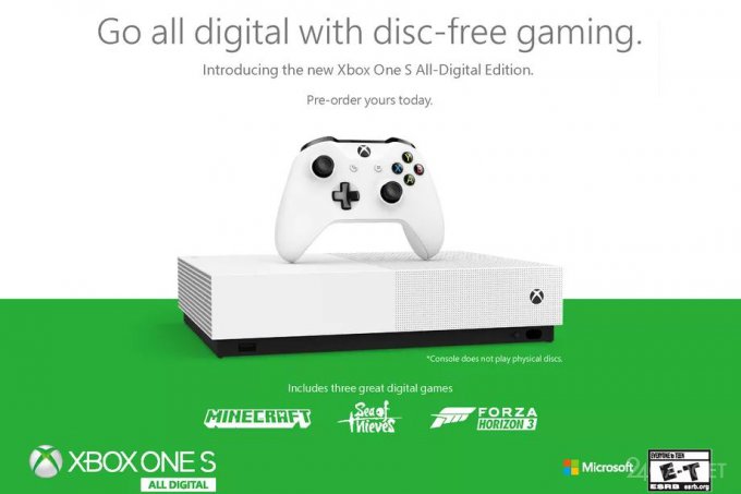 Microsoft представила бездисковую Xbox за $249