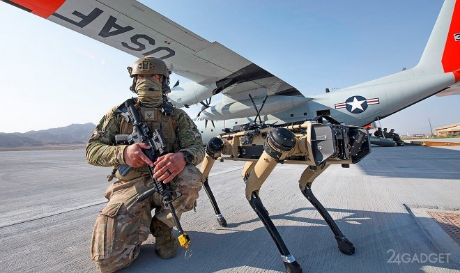 Собакообразный робот Spot идет в армию (2 фото + видео)