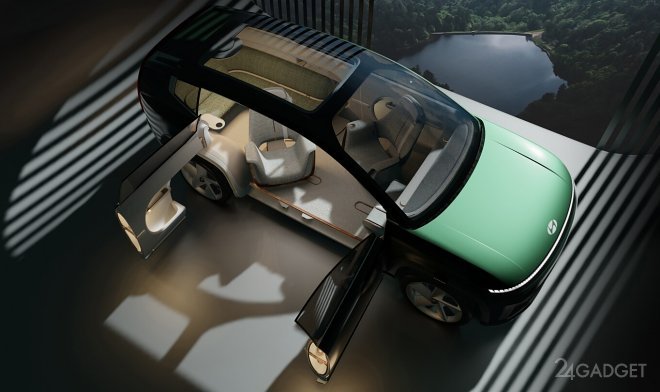 Hyundai презентовала следующую концепцию беспилотного автомобиля будущего для всей семьи (3 фото + видео)