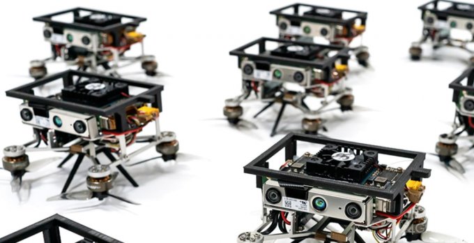 Разработан автономный рой дронов, который поможет в поиске людей