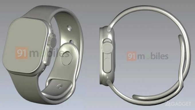 Раскрыт дизайн новой модели часов Apple (3 фото)