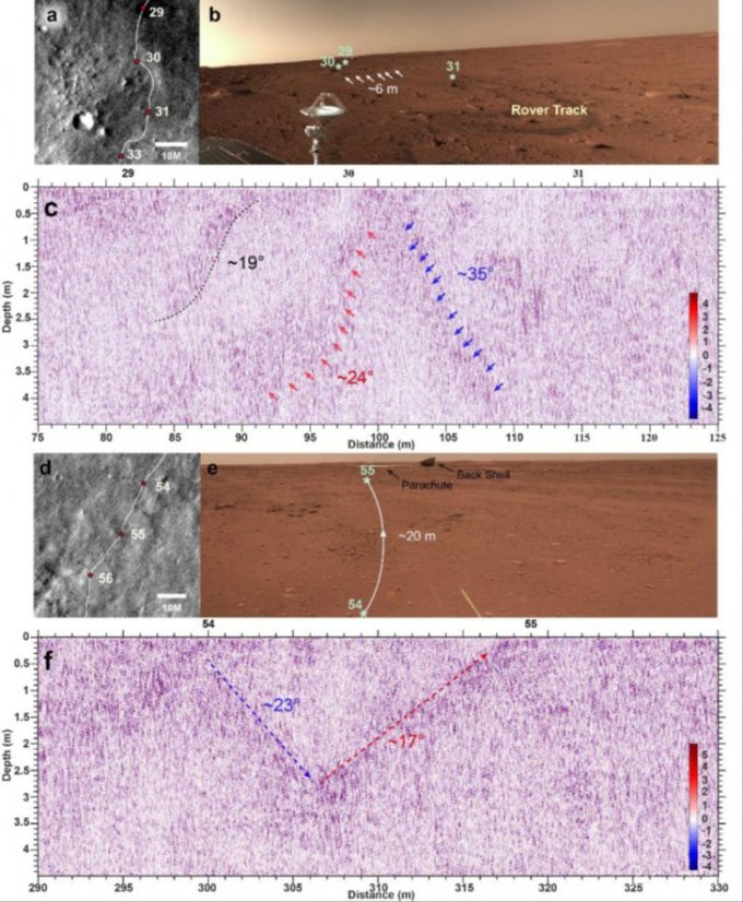 Китайский показал снимки недр Марса (4 фото)