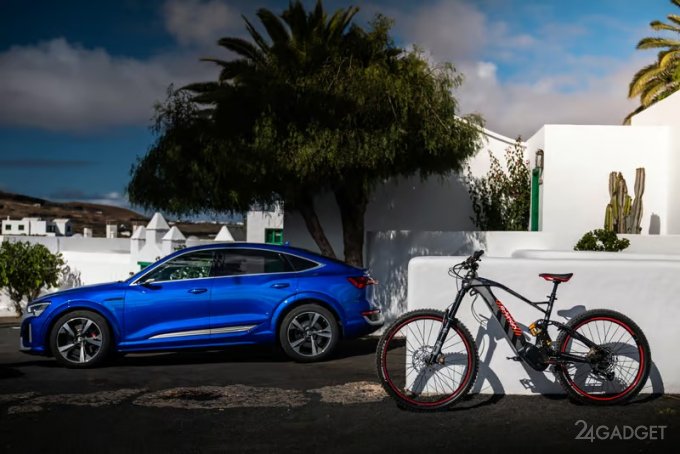 Audi представила новый e-Tron - на этот раз в виде велосипеда (4 фото)