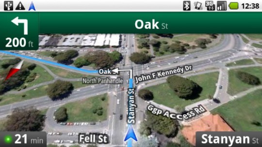 Бесплатная и очень продвинутая навигационная система для Google Android (2 фото + 4 видео)